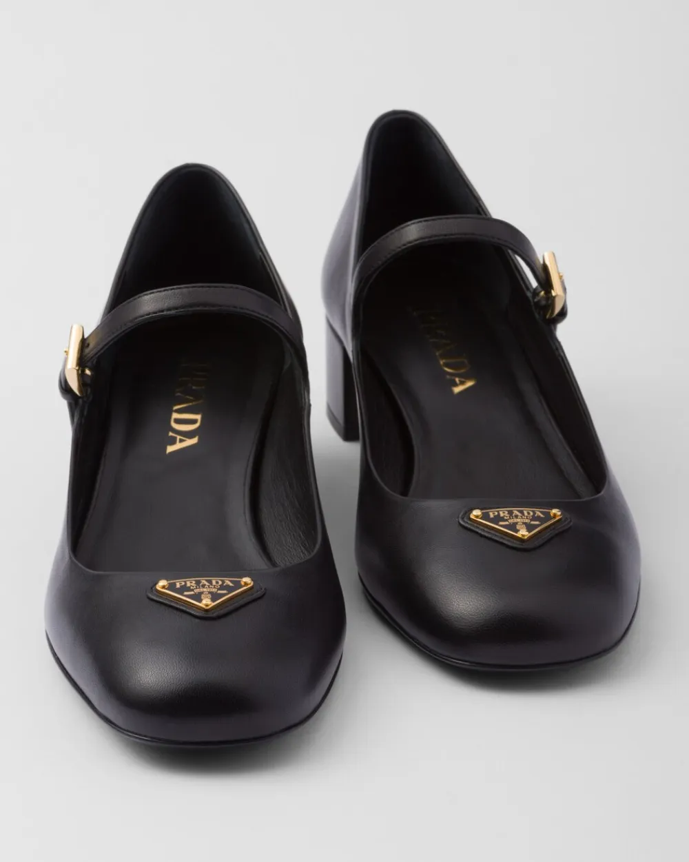 Mujer Prada ZAPATOS DE SALÓN Y BAILARINAS^Zapatos De Salón Mary Jane De Napa