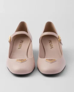 Mujer Prada ZAPATOS DE SALÓN Y BAILARINAS^Zapatos De Salón Mary Jane De Napa
