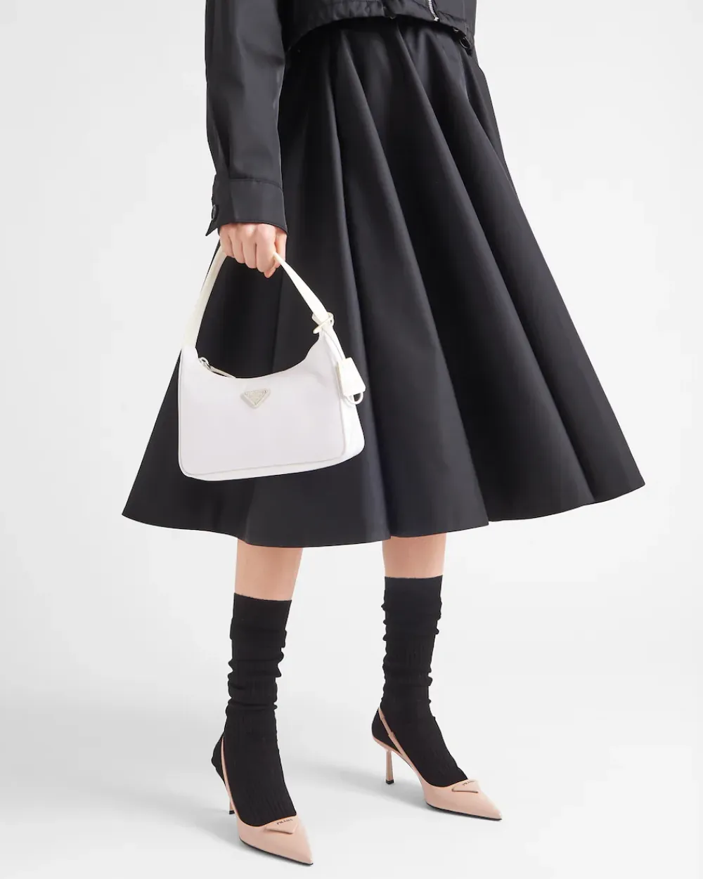 Mujer Prada ZAPATOS DE SALÓN Y BAILARINAS^Zapatos De Salón Slingbacks En Piel Cepillada