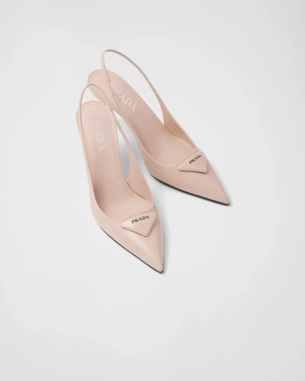 Mujer Prada ZAPATOS DE SALÓN Y BAILARINAS^Zapatos De Salón Slingbacks En Piel Cepillada