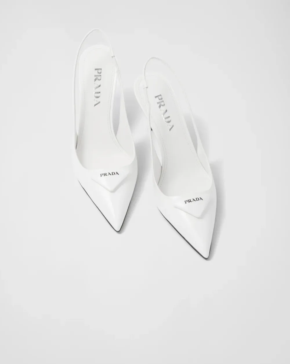Mujer Prada ZAPATOS DE SALÓN Y BAILARINAS^Zapatos De Salón Slingbacks En Piel Cepillada
