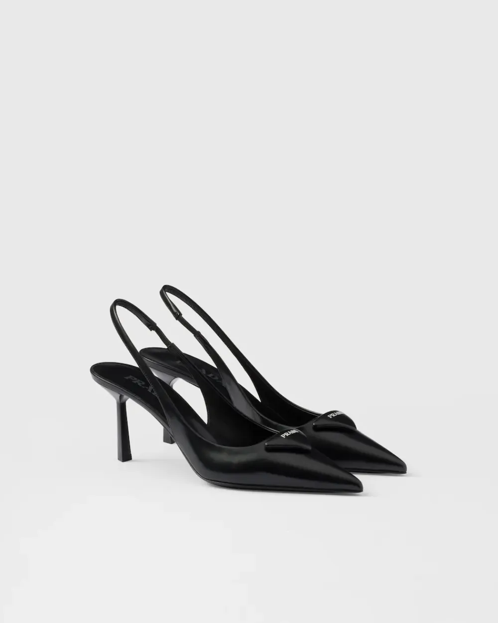 Mujer Prada ZAPATOS DE SALÓN Y BAILARINAS^Zapatos De Salón Slingbacks En Piel Cepillada