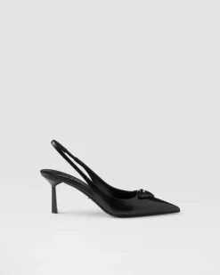 Mujer Prada ZAPATOS DE SALÓN Y BAILARINAS^Zapatos De Salón Slingbacks En Piel Cepillada