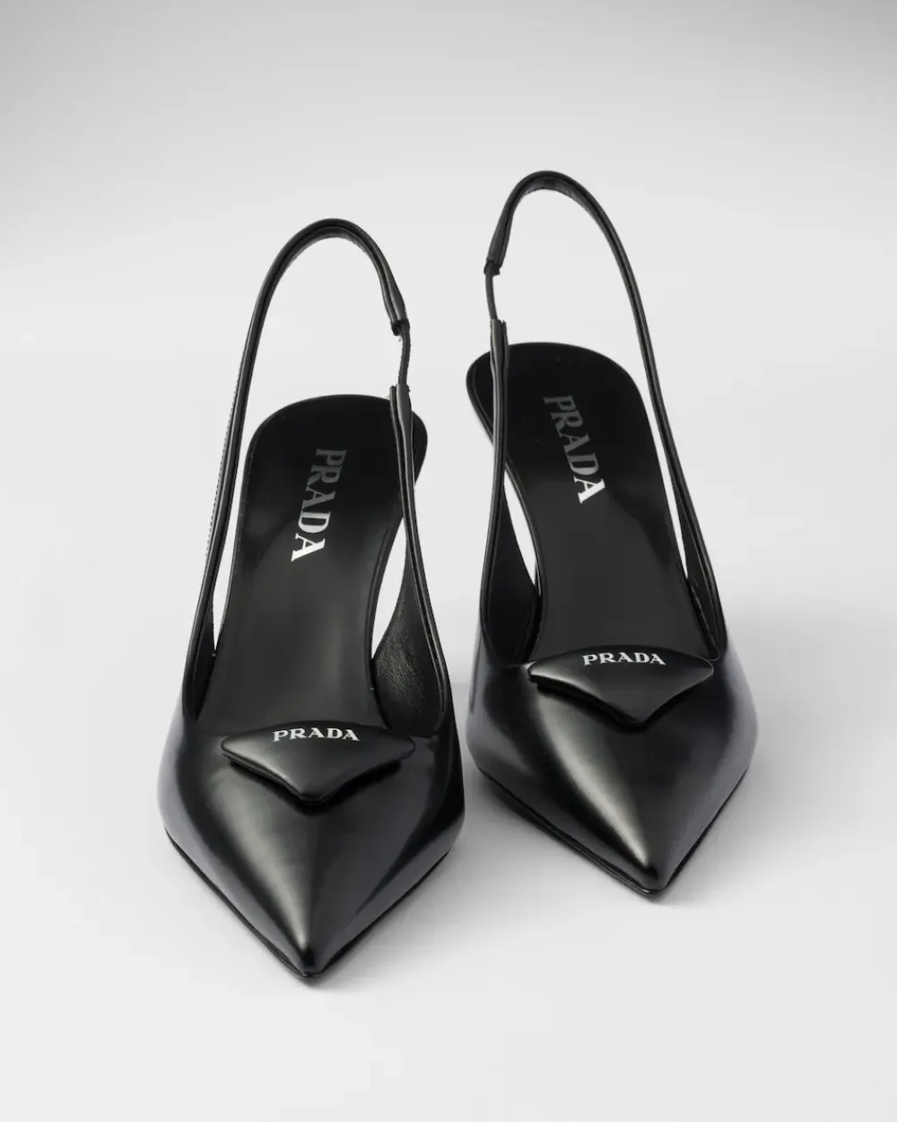 Mujer Prada ZAPATOS DE SALÓN Y BAILARINAS^Zapatos De Salón Slingbacks En Piel Cepillada