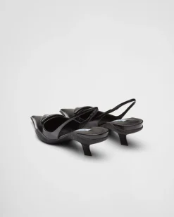 Mujer Prada ZAPATOS DE SALÓN Y BAILARINAS^Zapatos De Salón Slingbacks En Piel Cepillada