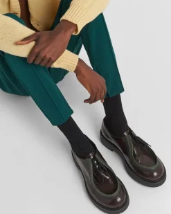 Hombre Prada ZAPATOS CON CORDONES^Zapatos Diapason Con Cordones De Piel Mate Y Cepillada