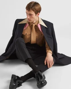 Hombre Prada ZAPATOS CON CORDONES^Zapatos Diapason Con Cordones De Piel Mate Y Cepillada