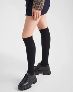 Mujer Prada ZAPATOS CON CORDONES^Zapatos Monolith De Piel Cepillada Y Cordones