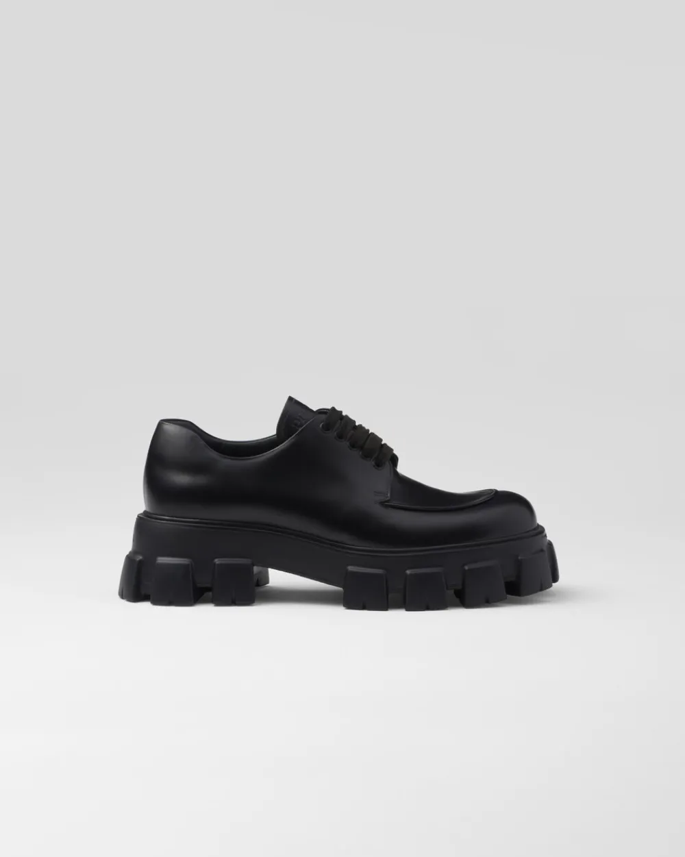 Hombre Prada ZAPATOS CON CORDONES^Zapatos Monolith En Piel Cepillada Y Cordones