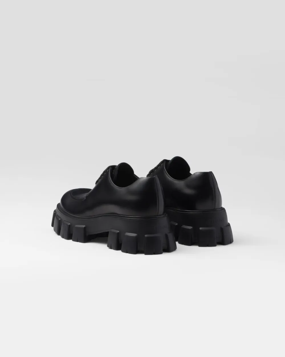 Hombre Prada ZAPATOS CON CORDONES^Zapatos Monolith En Piel Cepillada Y Cordones