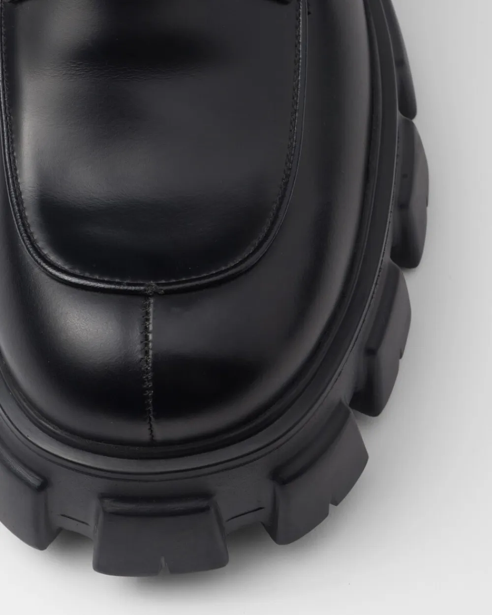 Hombre Prada ZAPATOS CON CORDONES^Zapatos Monolith En Piel Cepillada Y Cordones