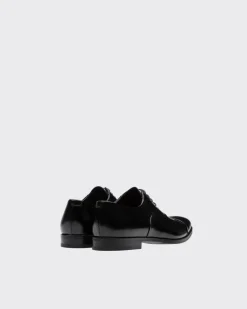 Hombre Prada ZAPATOS CON CORDONES^Zapatos Oxford De Piel Cepillada Con Cordones