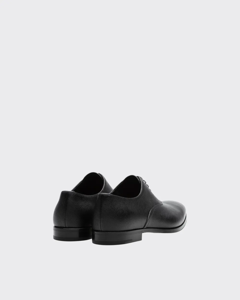 Hombre Prada ZAPATOS CON CORDONES^Zapatos Oxford De Suave Piel Saffiano