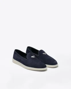 Hombre Prada MOCASINES^Zapatos Sin Cordón De Ante