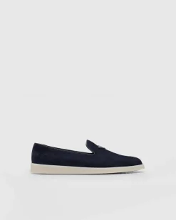 Hombre Prada MOCASINES^Zapatos Sin Cordón De Ante