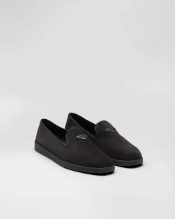 Hombre Prada MOCASINES^Zapatos Sin Cordón De Ante