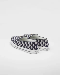 Hombre Prada MOCASINES^Zapatos Sin Cordones De Tejido Técnico