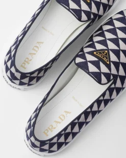 Hombre Prada MOCASINES^Zapatos Sin Cordones De Tejido Técnico