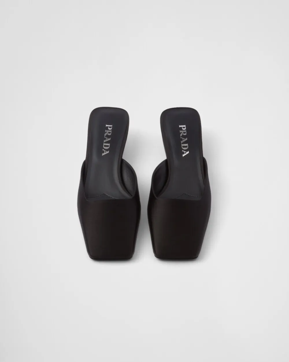 Mujer Prada PANTUFLAS Y CHINELAS^Zapatos Tipo Mules De Satén