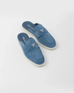 Hombre Prada MOCASINES|SANDALIAS^Zuecos De Ante