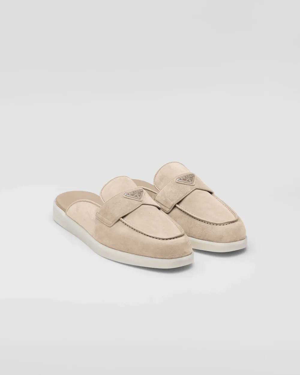 Hombre Prada SANDALIAS|MOCASINES^Zuecos De Ante