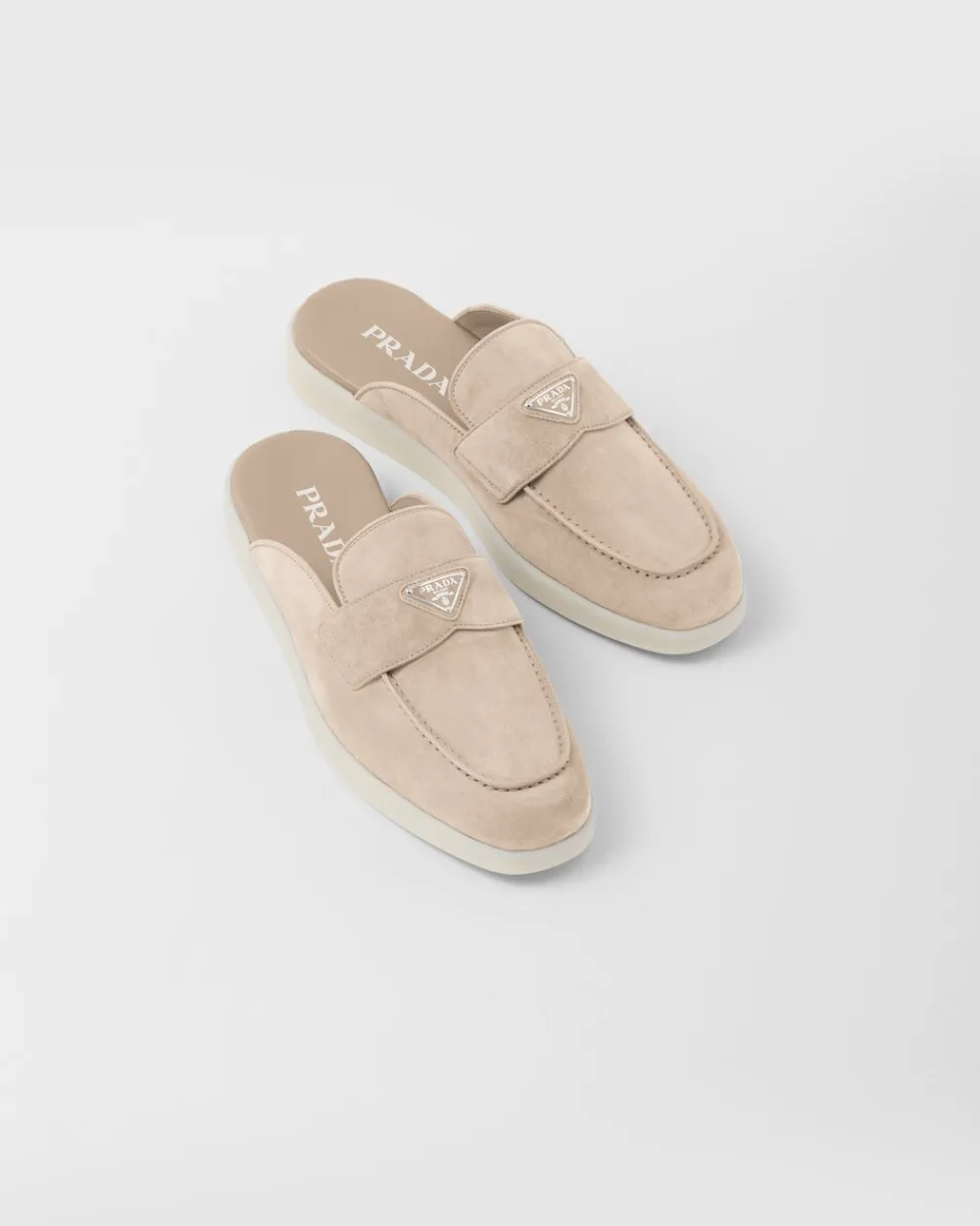 Hombre Prada SANDALIAS|MOCASINES^Zuecos De Ante