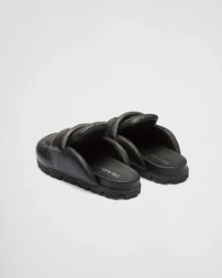 Mujer Prada PANTUFLAS Y CHINELAS^Zuecos De Napa Soft