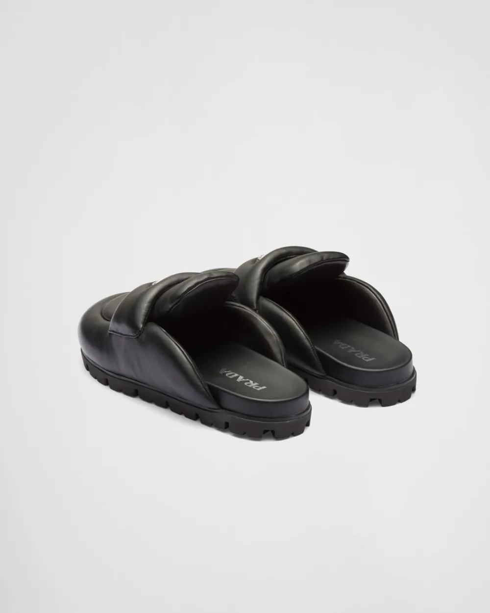 Mujer Prada PANTUFLAS Y CHINELAS^Zuecos De Napa Soft