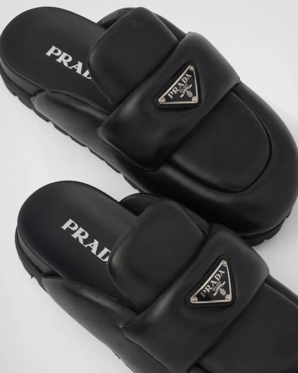 Mujer Prada PANTUFLAS Y CHINELAS^Zuecos De Napa Soft