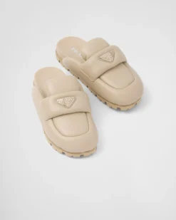 Mujer Prada PANTUFLAS Y CHINELAS^Zuecos De Napa Soft