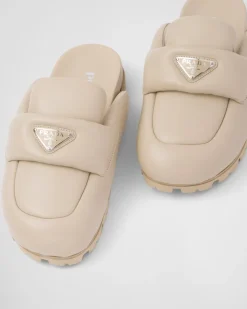 Mujer Prada PANTUFLAS Y CHINELAS^Zuecos De Napa Soft