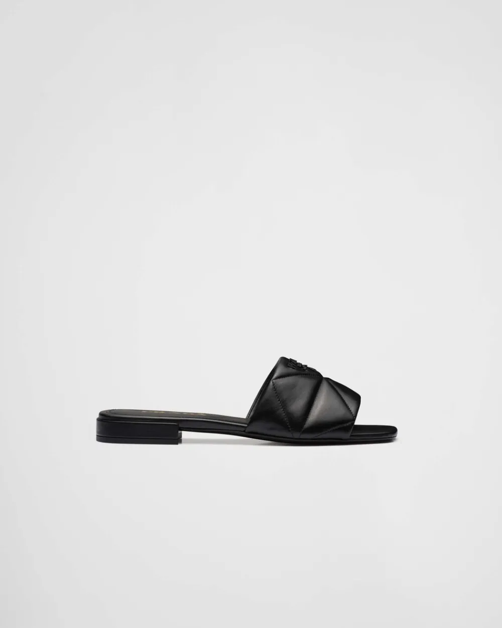 Mujer Prada PANTUFLAS Y CHINELAS^Zuecos En Napa Acolchada