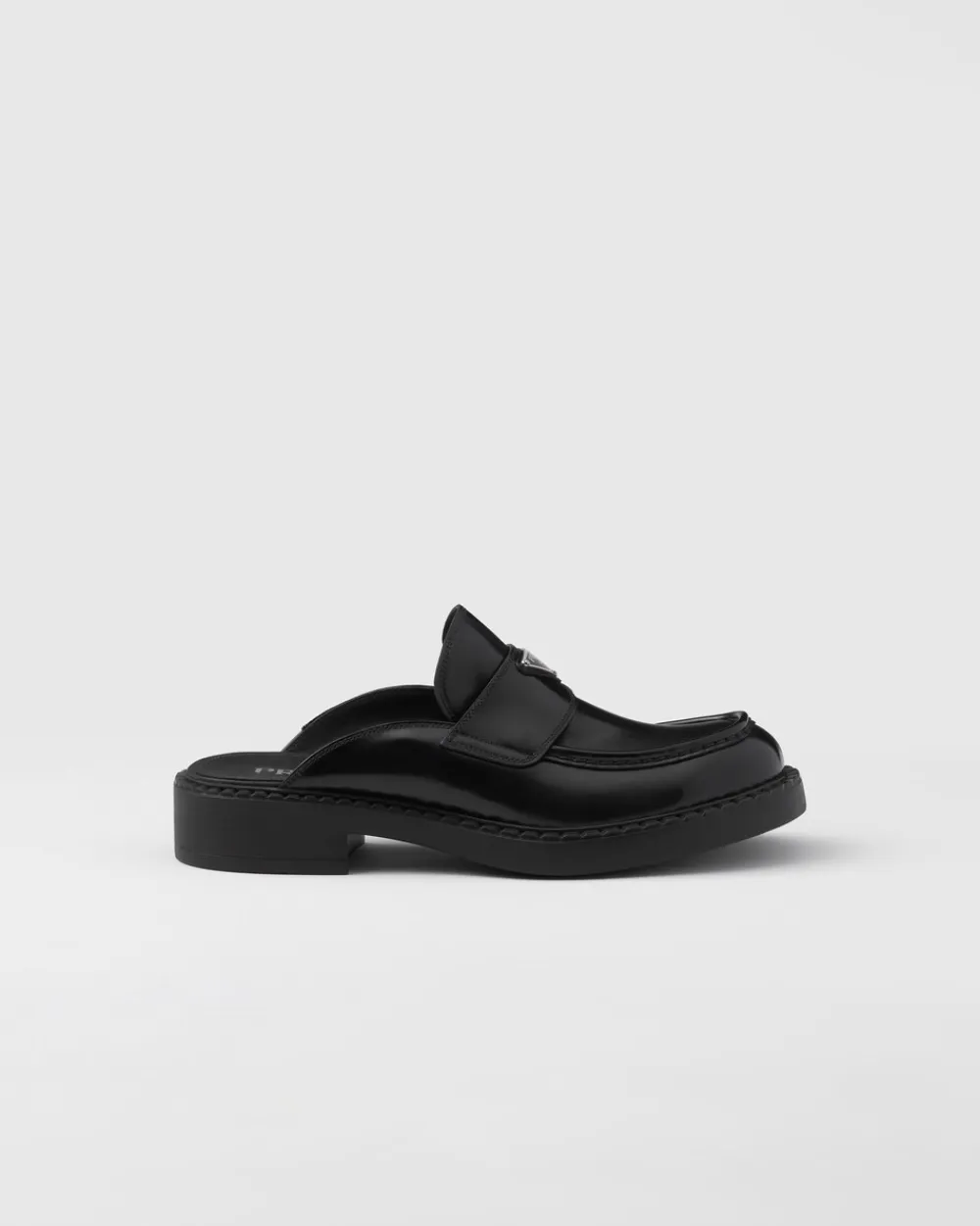 Hombre Prada MOCASINES^Zuecos En Piel Cepillada